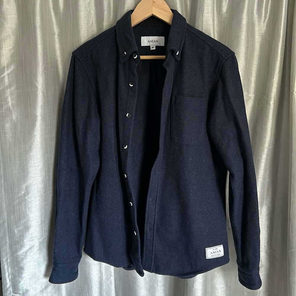The Modern Melton Wool Shirt